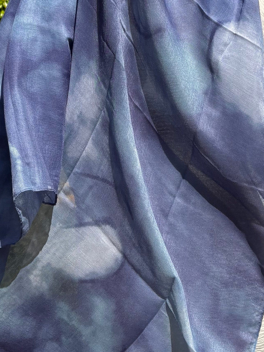 Mermaid blue printed – Cotton Style Hijab