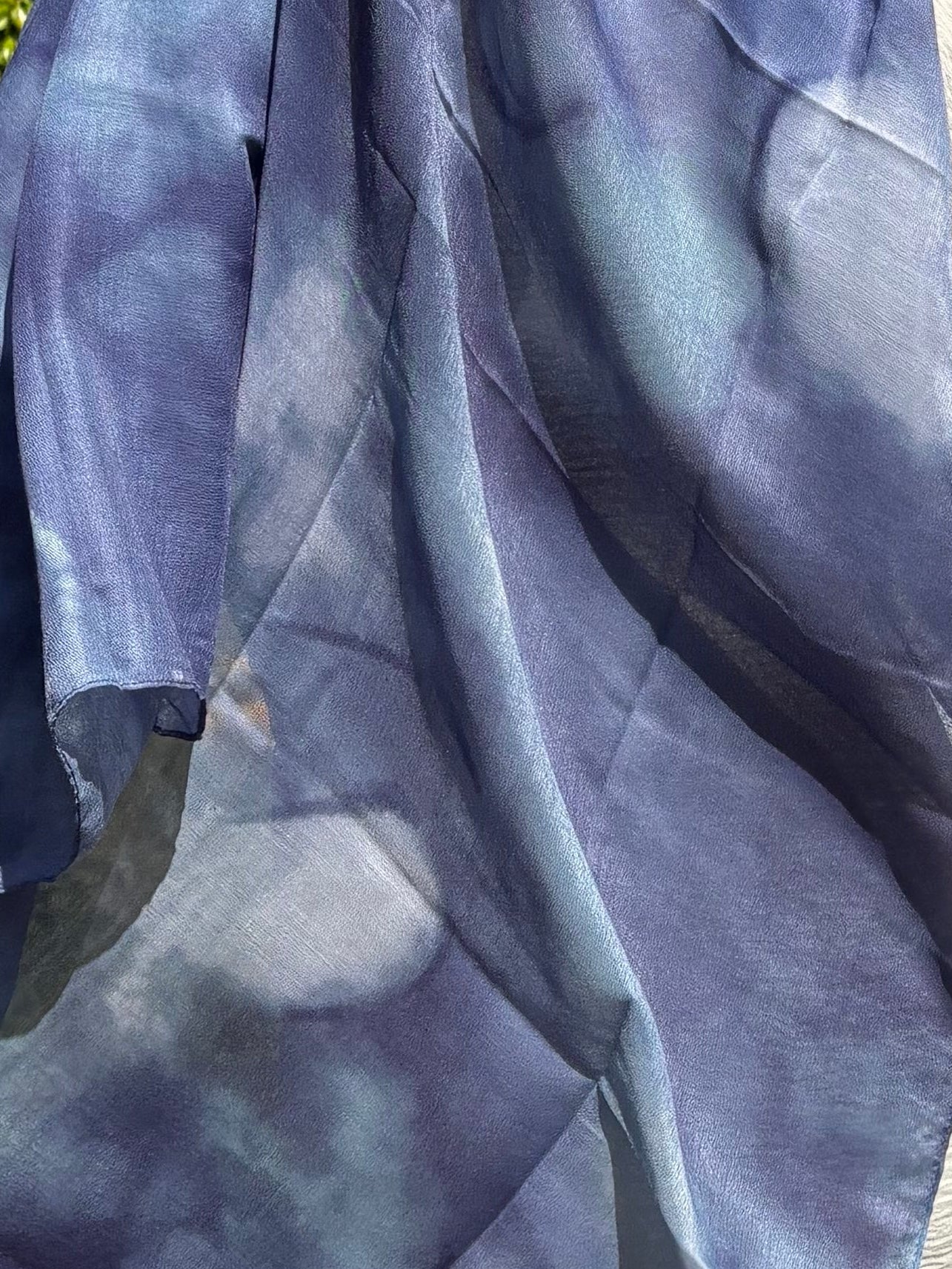 Mermaid blue printed – Cotton Style Hijab