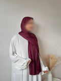 Burgundy – Premium Jersey Hijab