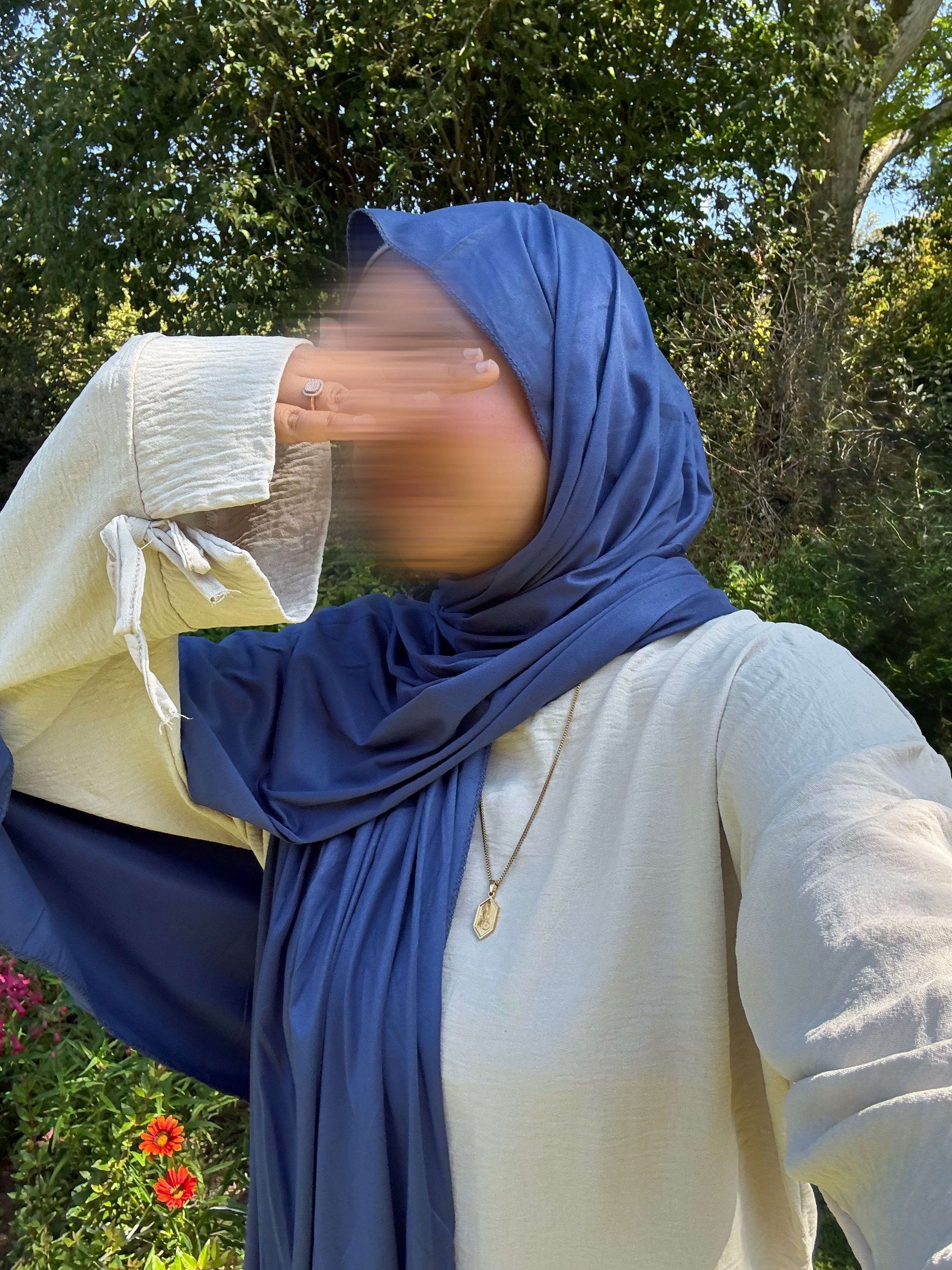 Denim Blue – Premium Jersey Hijab