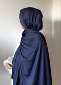 Navy - Premium Jersey Hijab