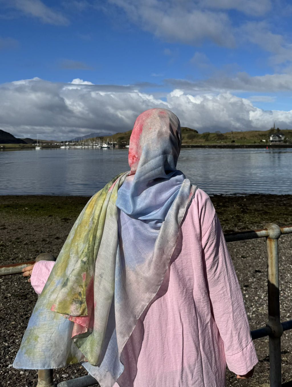 Spring bloom printed – Cotton Style Hijab