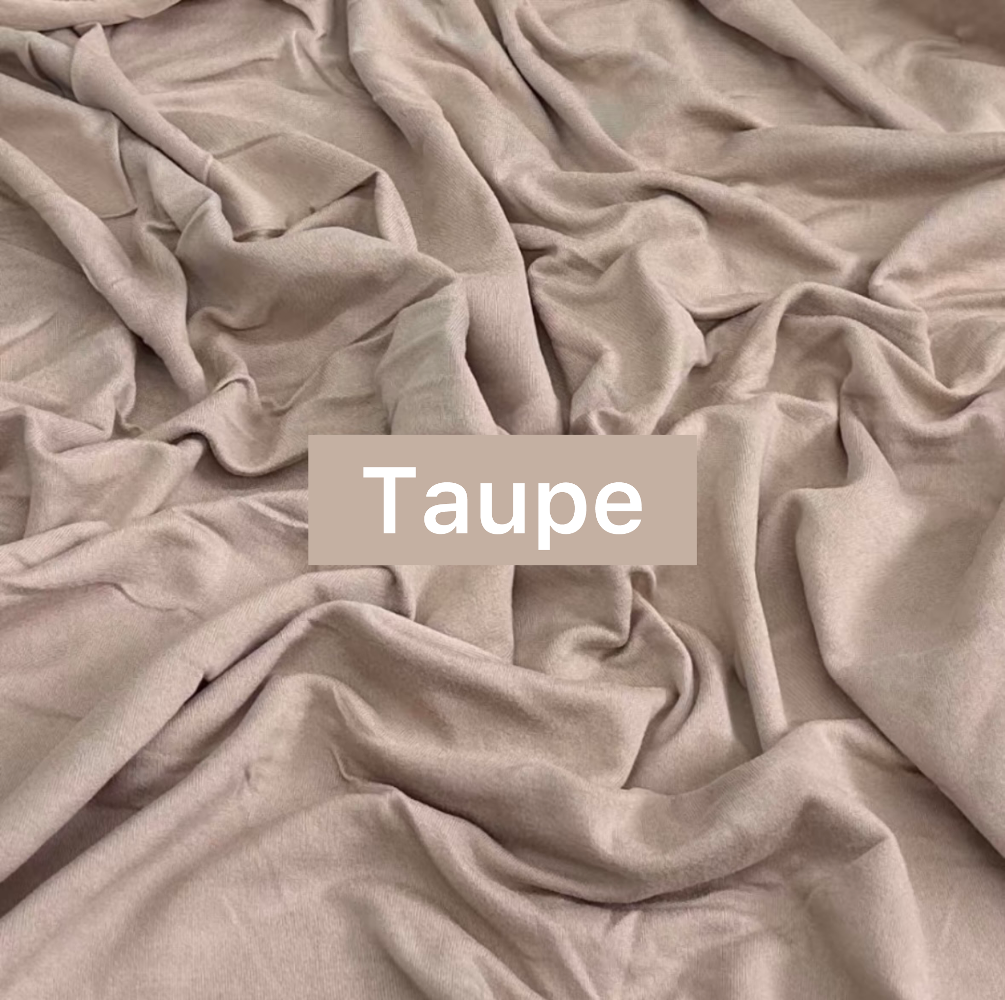 Taupe – Premium Jersey Hijab